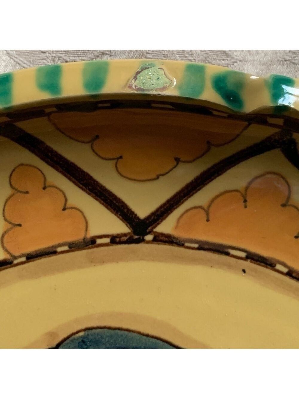 Vintage Hand Painted 1957 "Paolo" Italian Plate by Ciaurro Orvieto - Picture 7 of 7